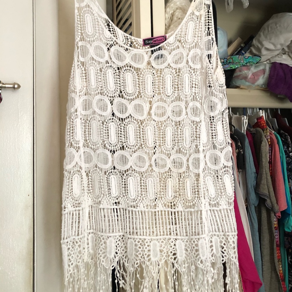 Crochet tank top